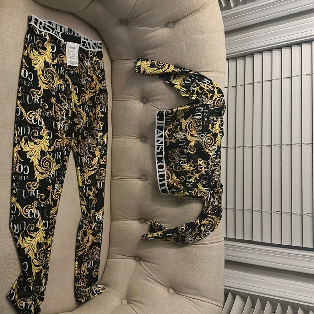 Versace Couture leggings + top